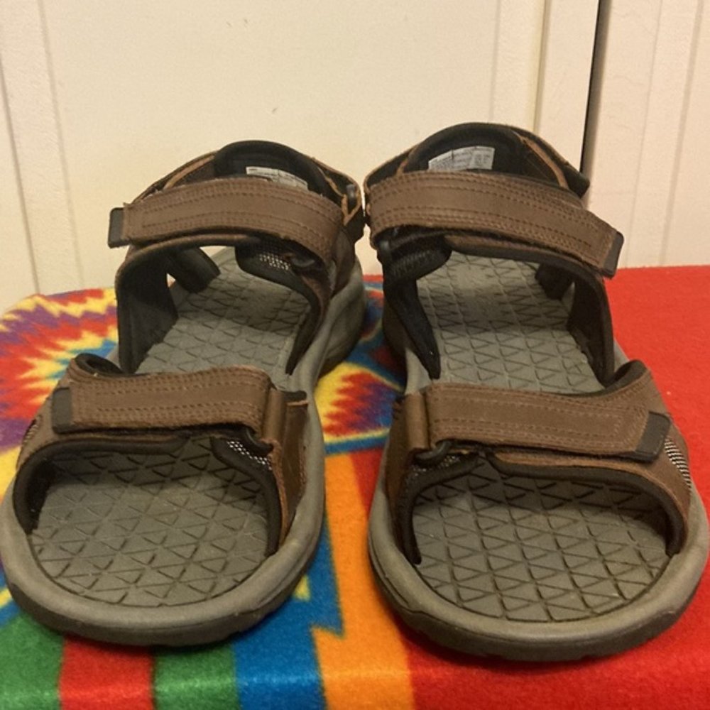 Eddie Bauer Hank Brown Leather Sandals Size 13M